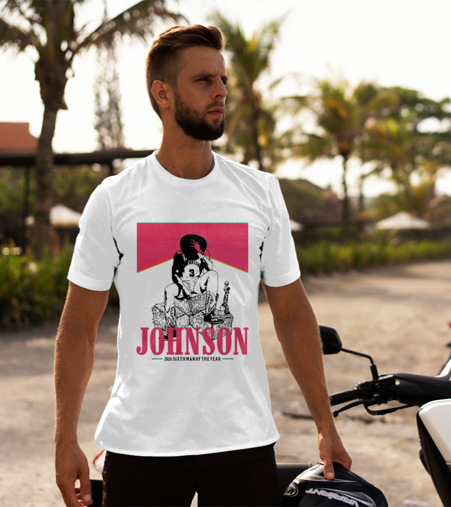 San Antonio Spurs 26 Johnson 2023 Sixth Man Of The Year T-Shirt