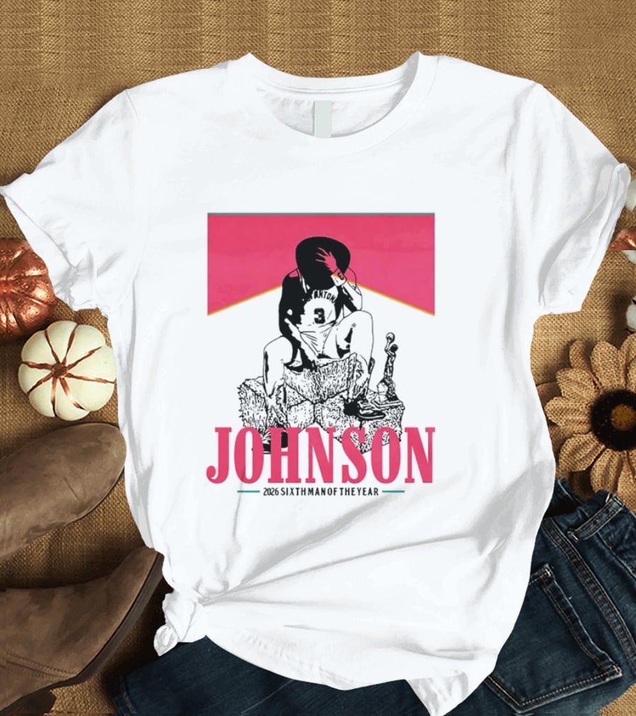 San Antonio Spurs 26 Johnson 2023 Sixth Man Of The Year T-Shirt