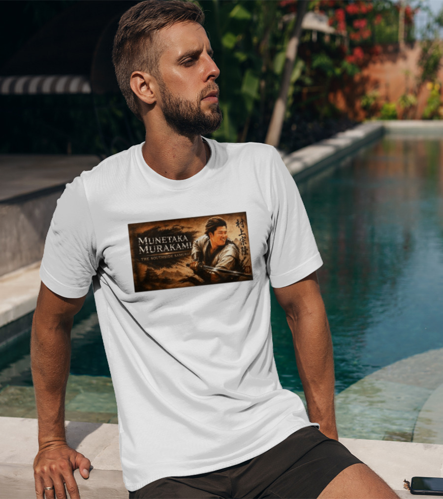 Munetaka Murakami The Southside Samurai Kanji T-Shirt