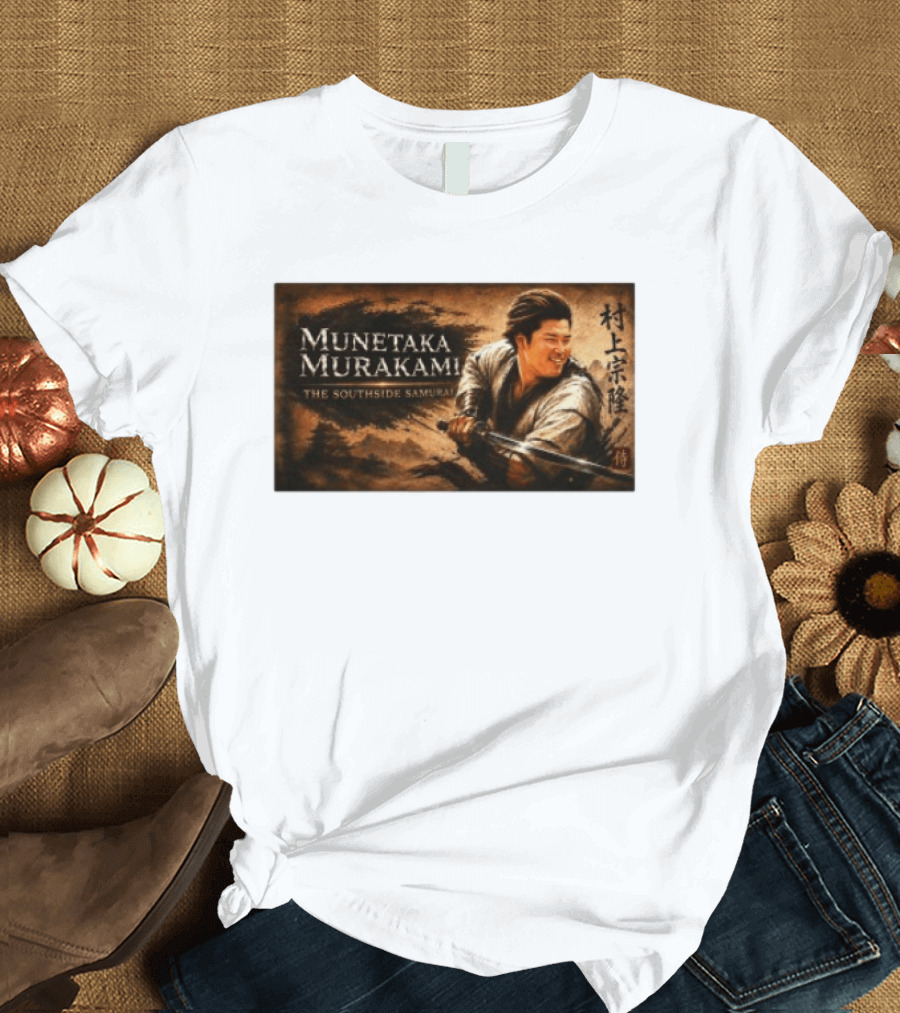 Munetaka Murakami The Southside Samurai Kanji T-Shirt