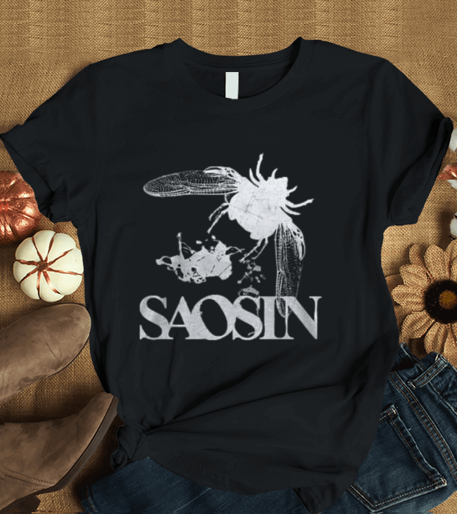 Saosin 20 Years Celebration Self Titled Album With Floral T-Shirt