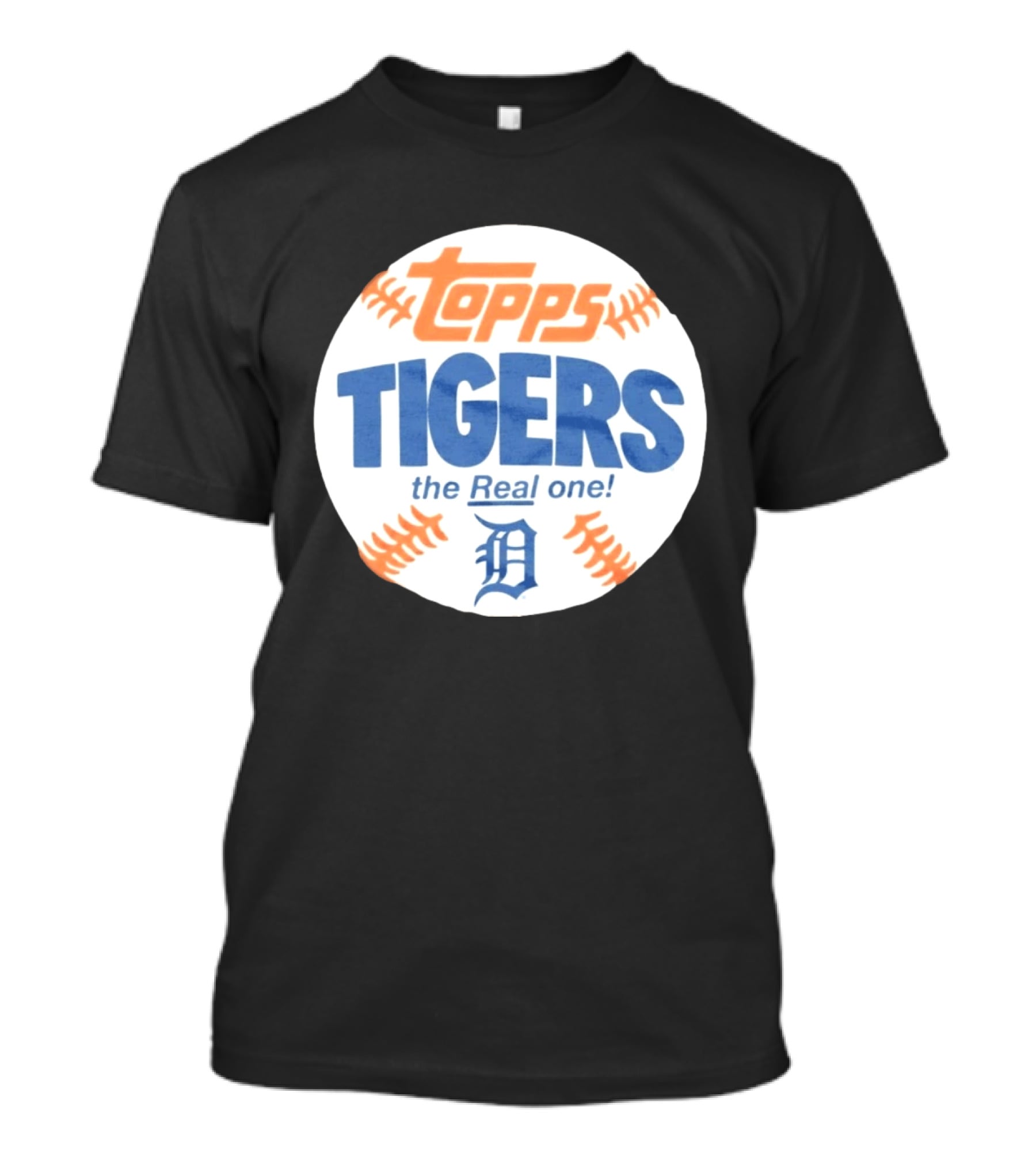 Topps Tigers The Real One Detroit T-Shirt