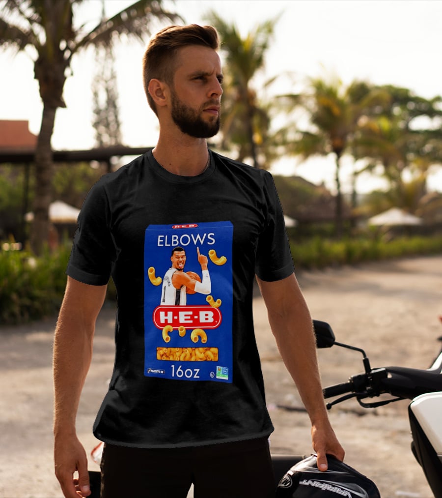 San Antonio Spurs Wemby HEB Elbows 16oz Playoffs Meme T-Shirt