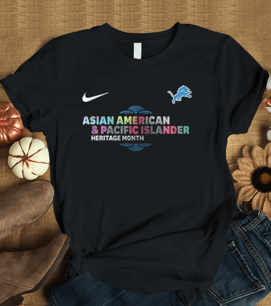 Nike Detroit Lions Asian American Pacific Islander Heritage Month T-Shirt