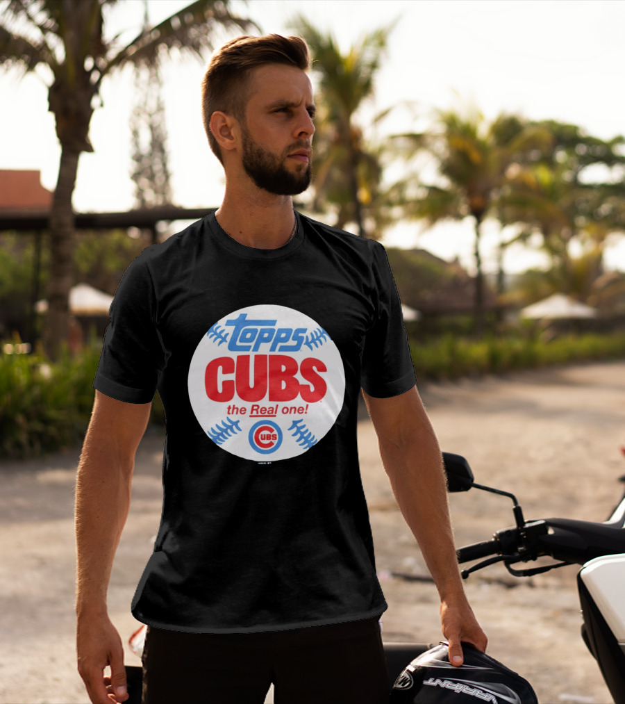 Topps Cubs The Real One Chicago Baseball T-Shirt