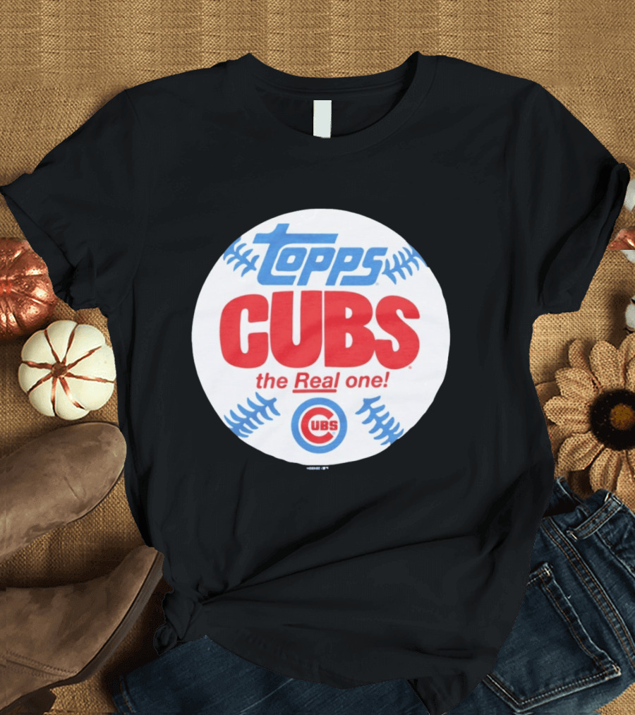 Topps Cubs The Real One Chicago Baseball T-Shirt