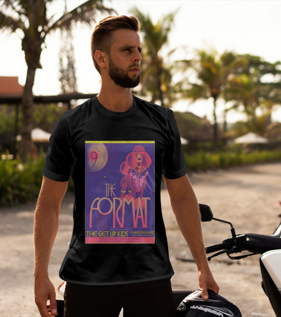 October 9 The Format With The Get Up Kids And Phantom Planet At Radio City Music Hall T-Shirt