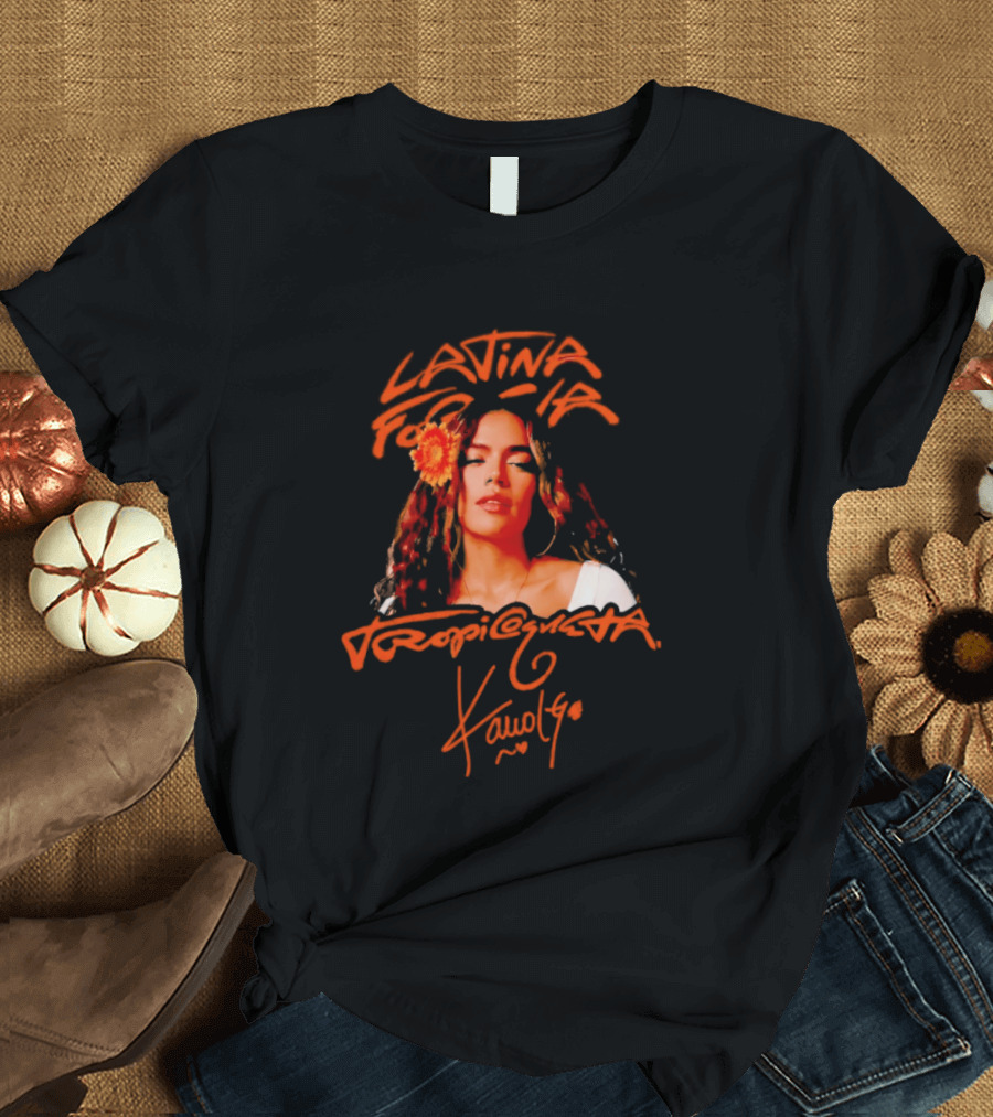 Latina Por El Mundo Tropiquesa Karol G T-Shirt