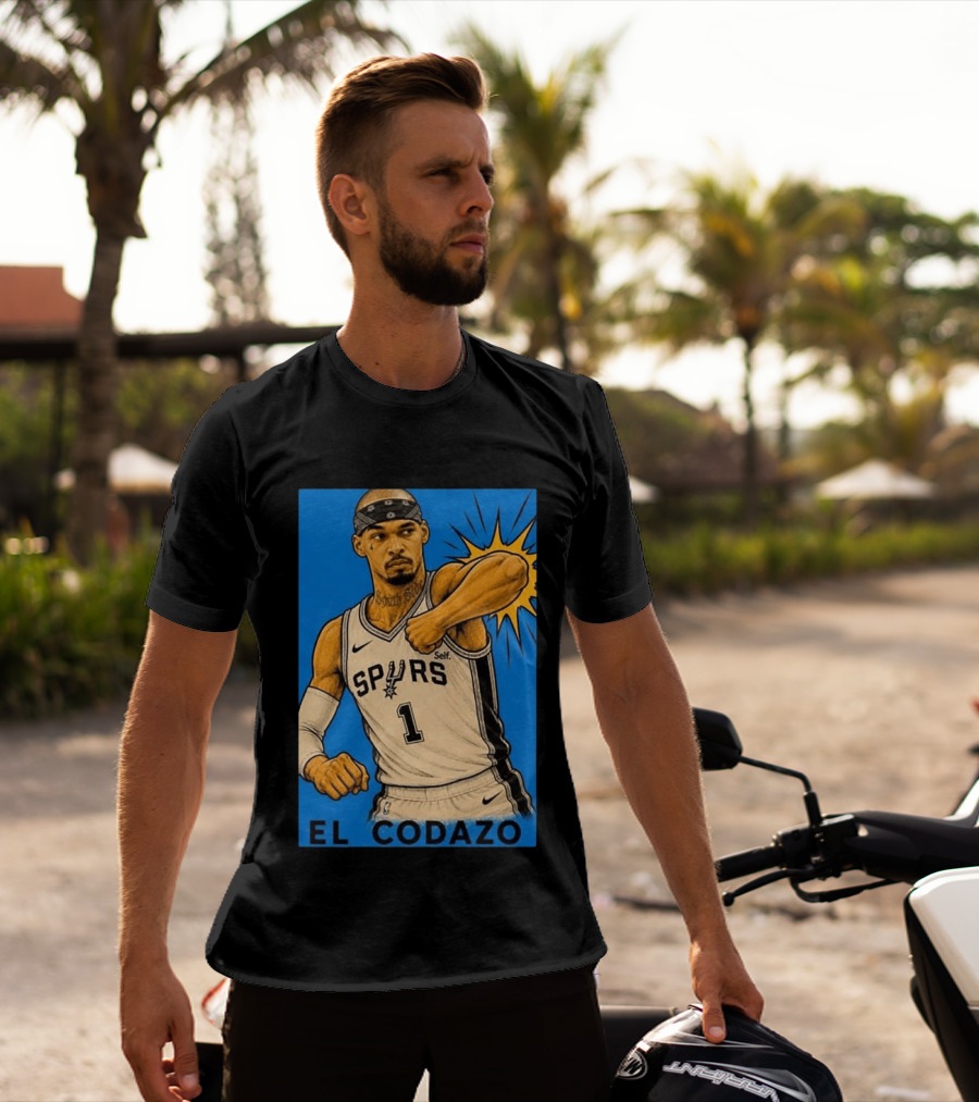 San Antonio Spurs El Codazo Victor Wembanyama Basketball Self T-Shirt