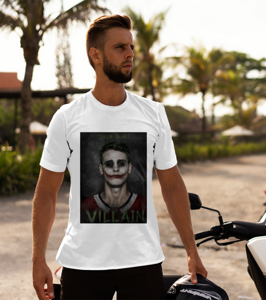 Jakub Dobes Villain Joker Montreal Canadiens Hockey T-Shirt