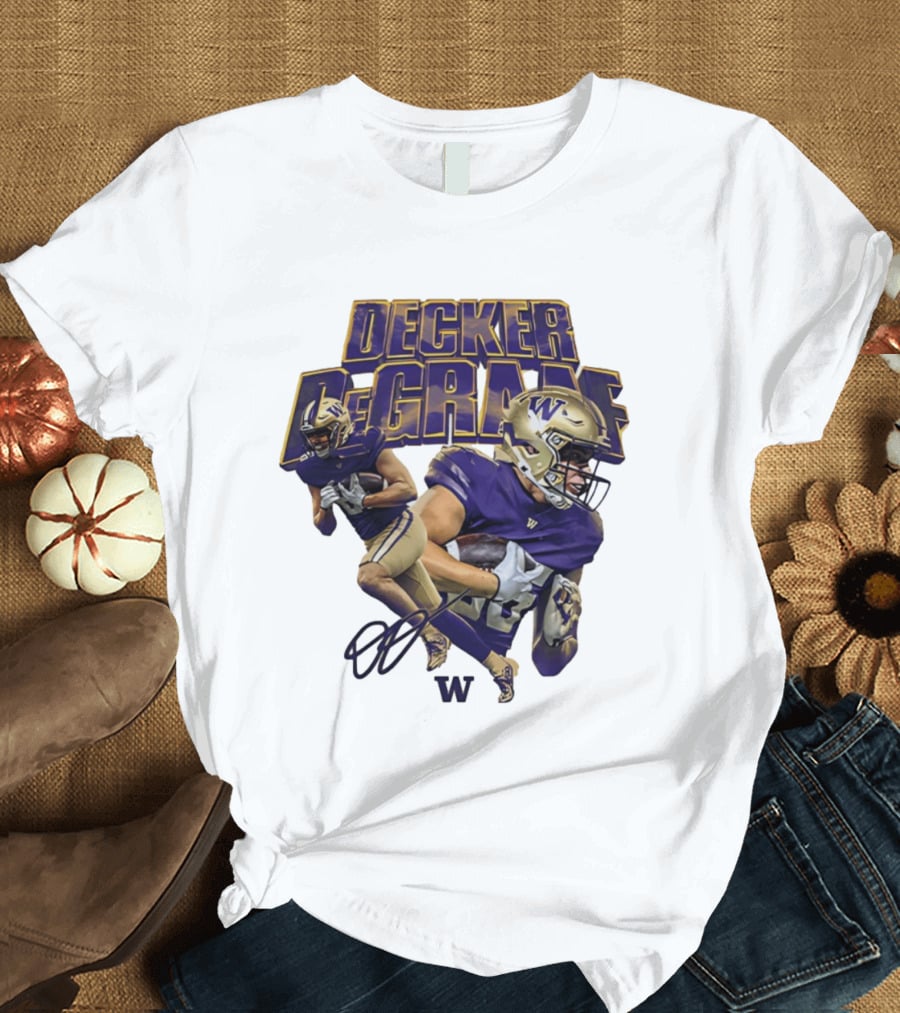 Decker DeGraaf Washington Huskies NCAA Football W T-Shirt