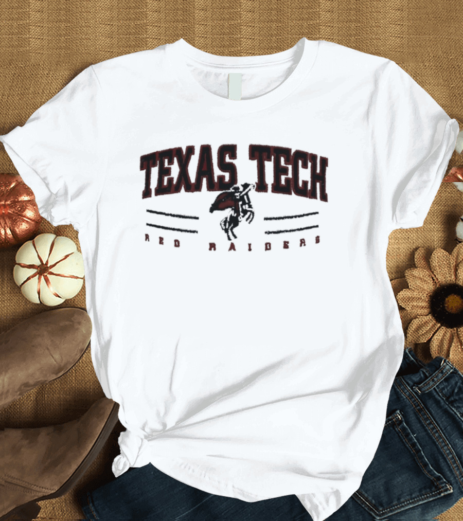 Texas Tech Red Raiders Masked Rider Football Iconic Horse T-Shirt