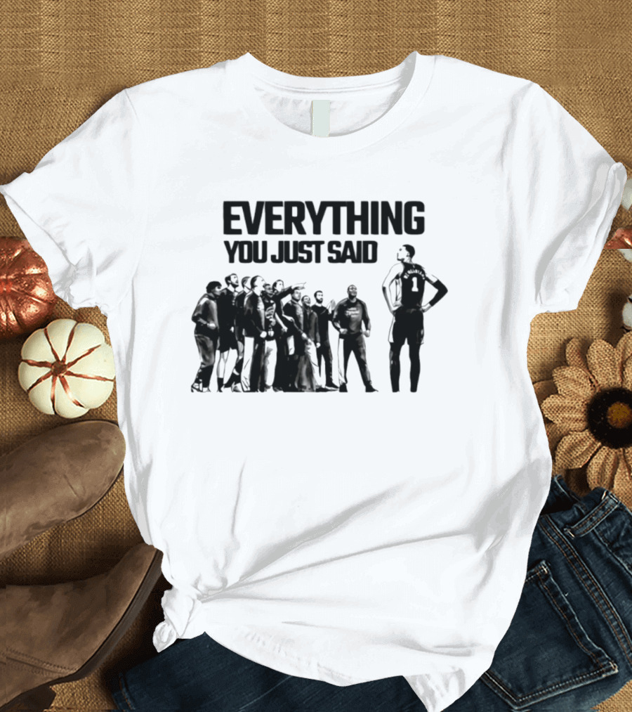 Victor Wembanyama Spurs Everything You Just Said Standing Strong T-Shirt