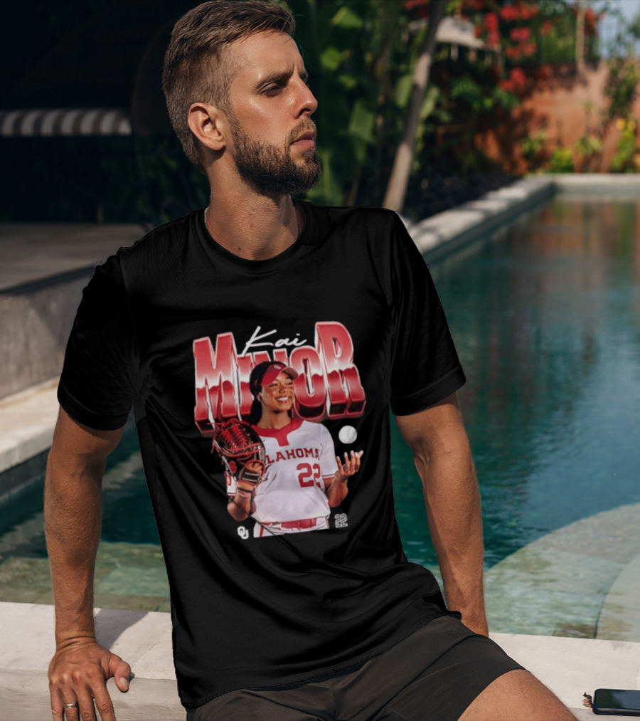 Kai Minor Oklahoma 22 Sooners Softball Player T-Shirt