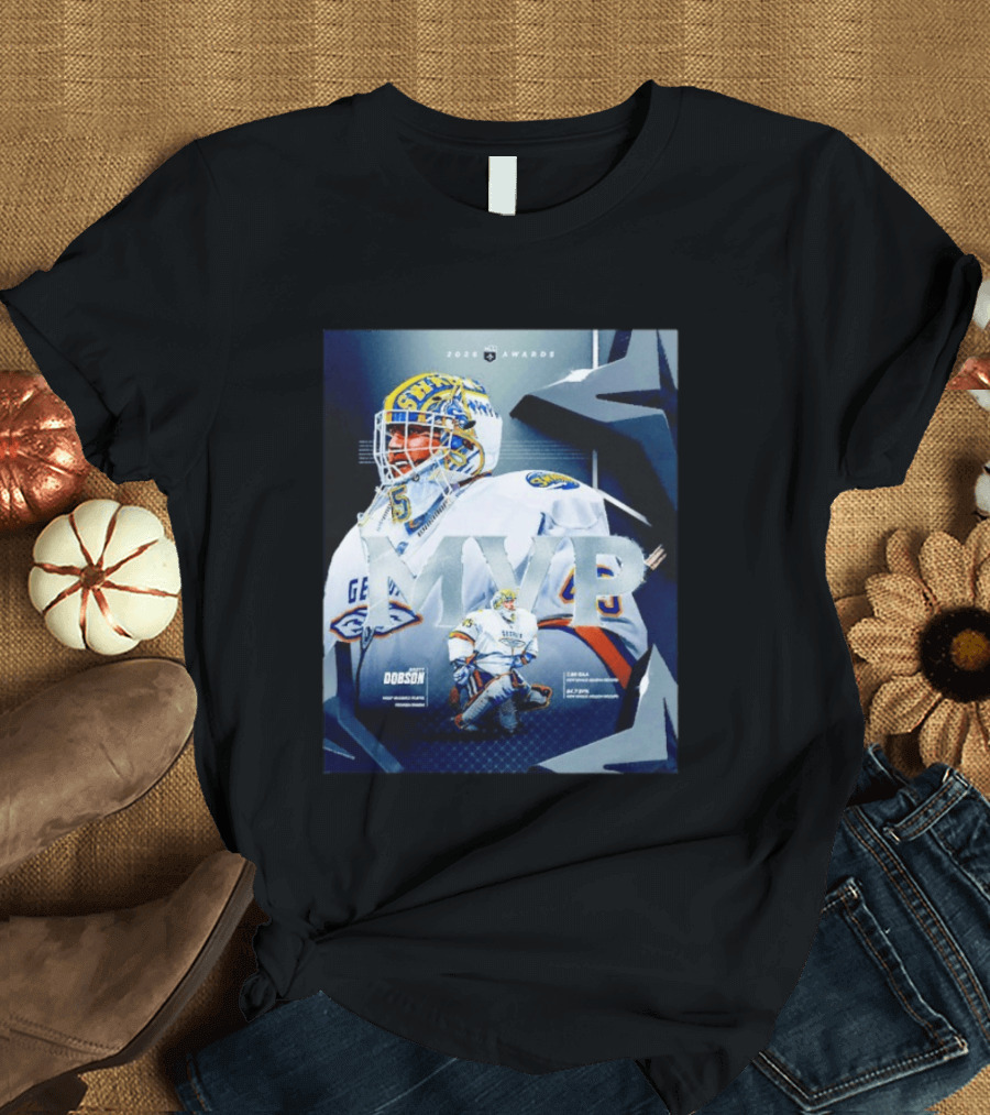 Brett Dobson Georgia Swarm MVP 2026 Awards Lacrosse Triumph T-Shirt