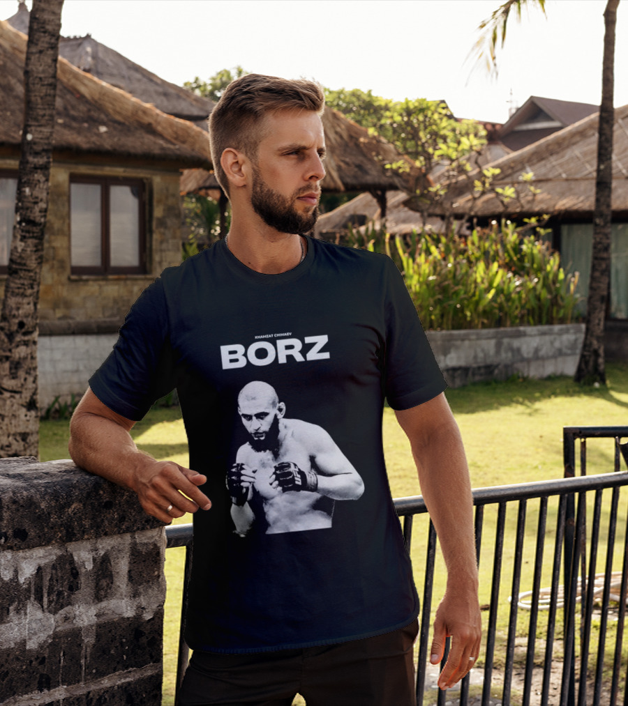 Khamzat Chimaev Borz Fighter Recognition T-Shirt