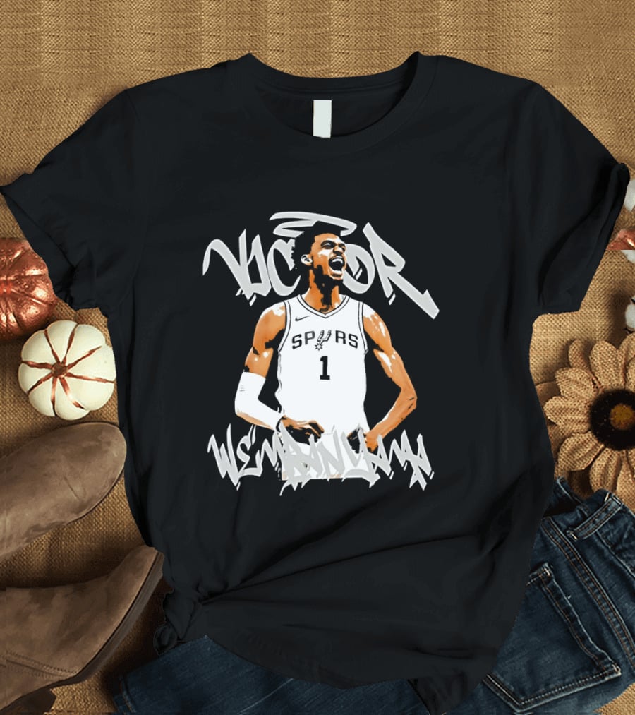 Victor Wembanyama Spurs Basketball Celebration 2026 T-Shirt