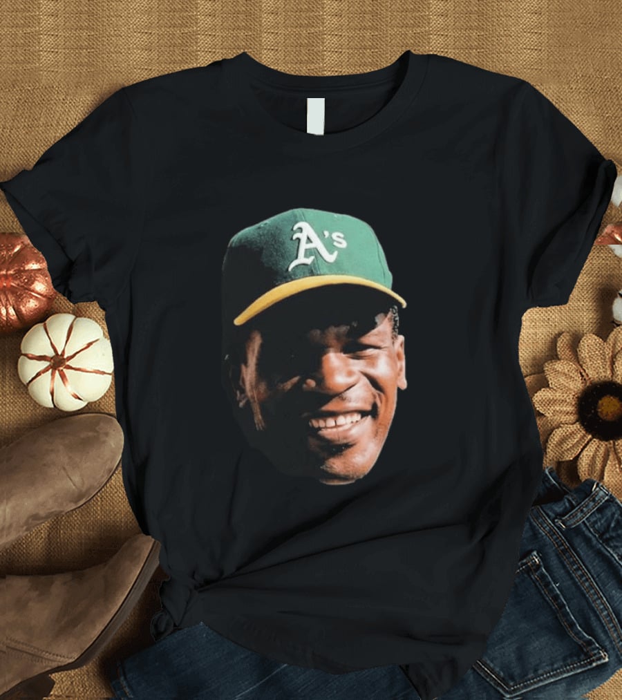 Dallas Braden Rickey Henderson A's Cap T-Shirt