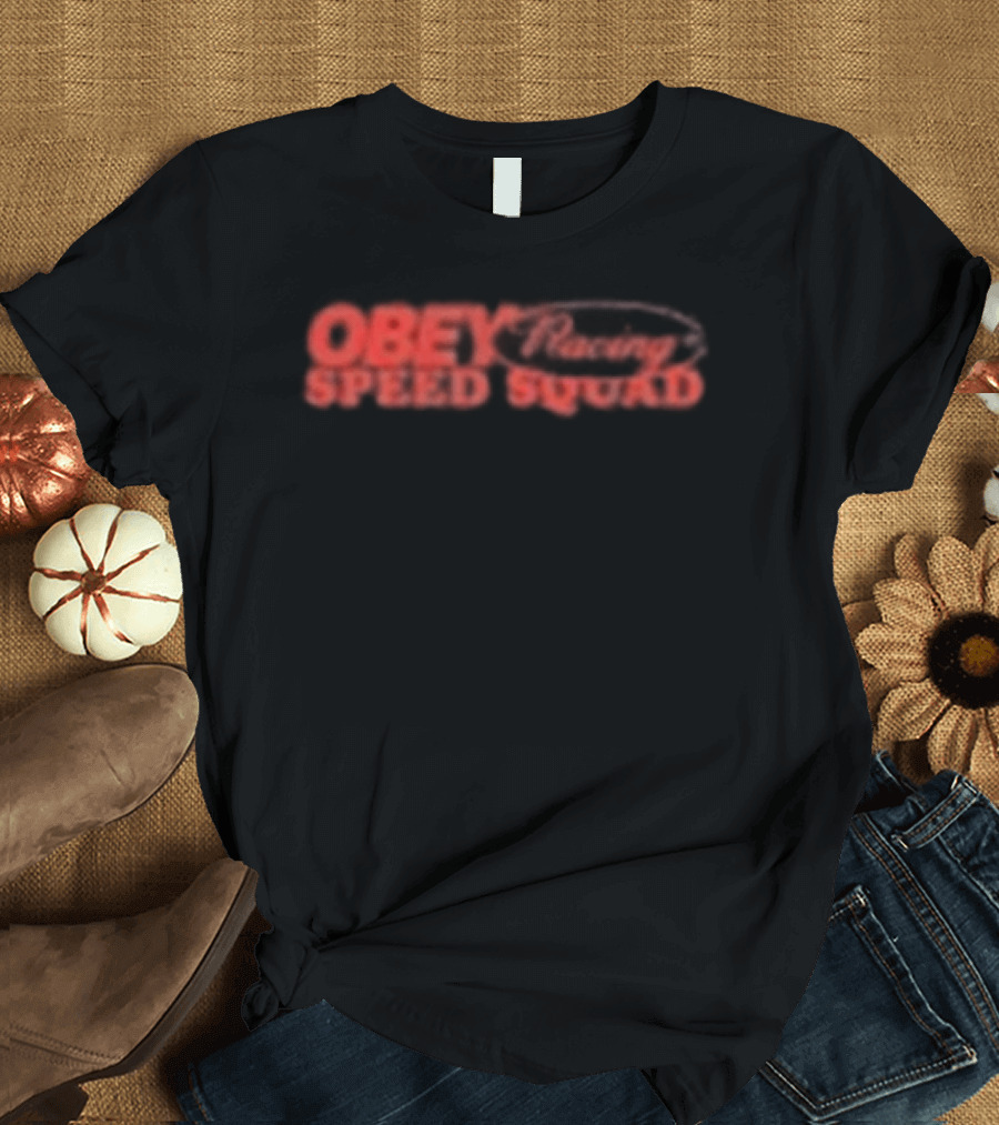 Obey Clothing Speed Squad Heavyweight Racing Team T-Shirt