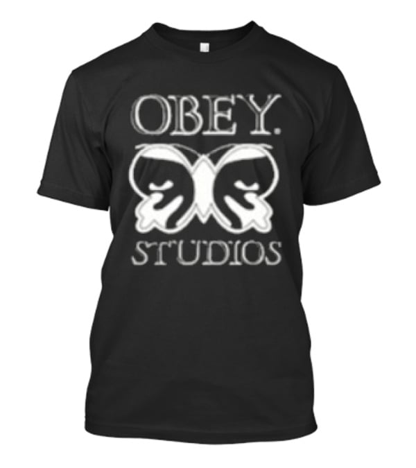 Obey Studios Catch And Release Heavyweight Butterfly T-Shirt