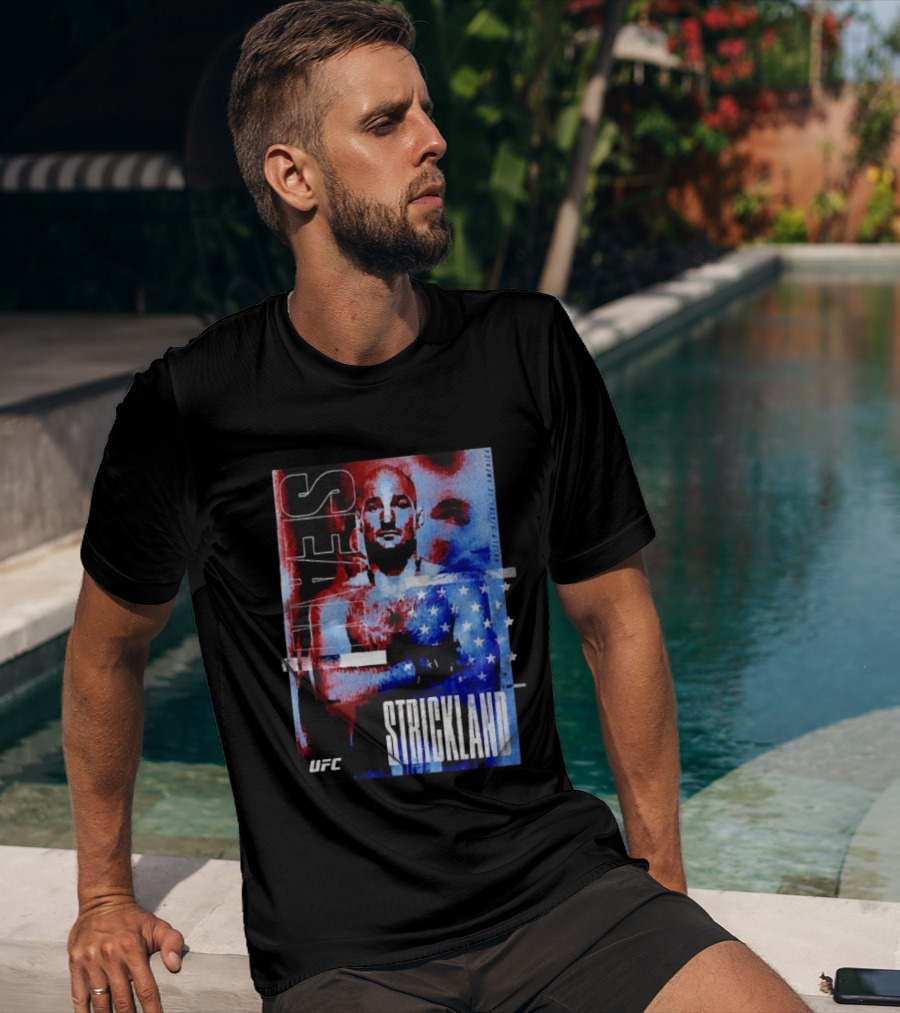 Sean Strickland UFC Fighter American Flag T-Shirt