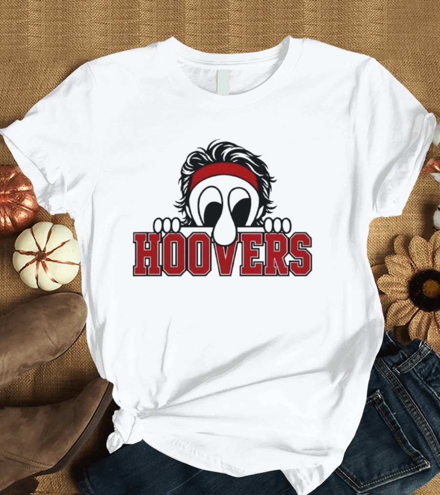 Hoovers Peeking Character With Red Headband T-Shirt