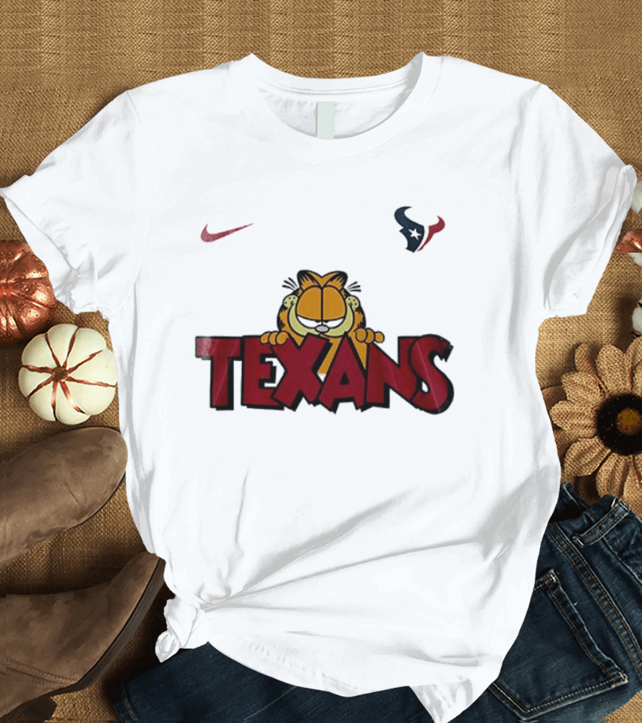 Nike Houston Texans Orange Cat Pose T-Shirt
