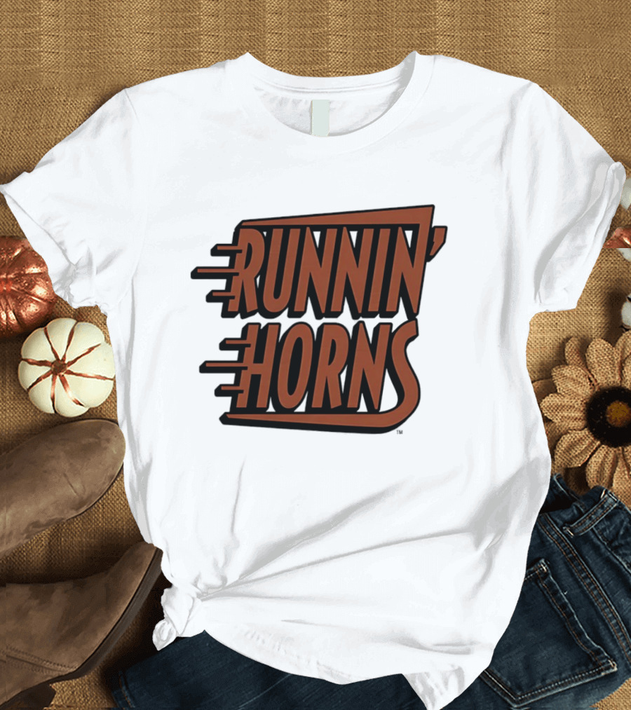 Texas Longhorns Runnin' Horns Basketball 2026 Sports Team Spirit T-Shirt