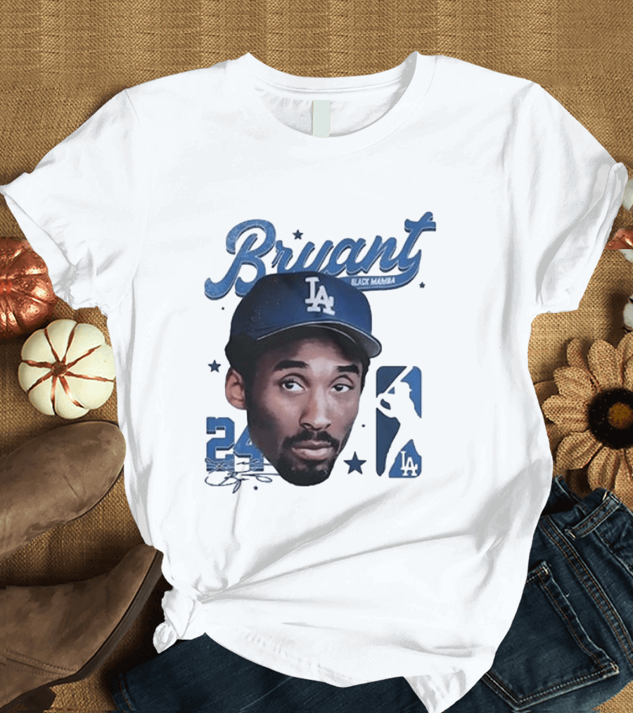 Bryant 24 Black Mamba Los Angeles Dodgers LA 8 T-Shirt