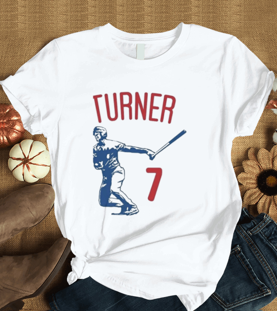 Turner Player 7 Baseball Batter T-Shirt