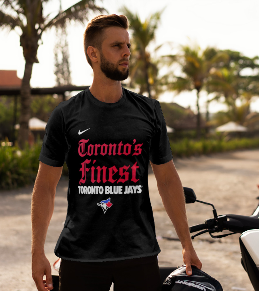 Nike Toronto's Finest Toronto Blue Jays City Connect Handwriting T-Shirt