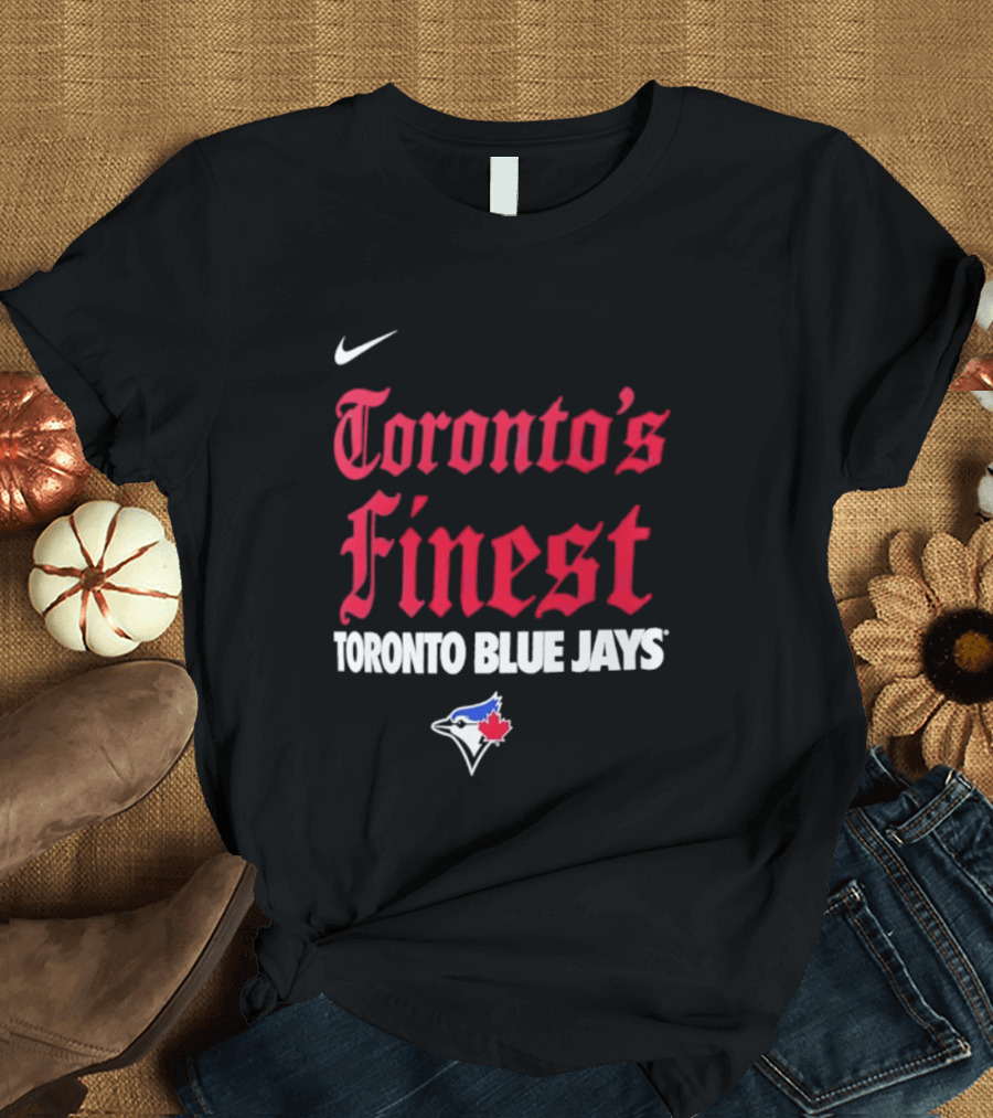 Nike Toronto's Finest Toronto Blue Jays City Connect Handwriting T-Shirt