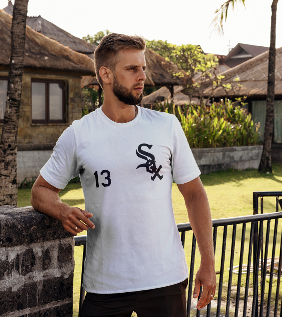 White Sox Ozzie Guillen 13 Jersey 2026 Giveaway T-Shirt