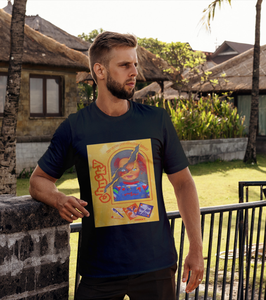 Chucky He Wants You As A Best Friend Good Guys Doll Box T-Shirt