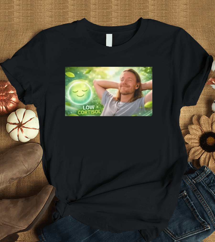 Low Cortisol Goatis 2026 Stress Free Relaxation T-Shirt