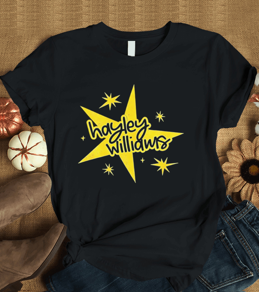 Hayley Williams Golden Starburst Bachelorette Party Star T-Shirt