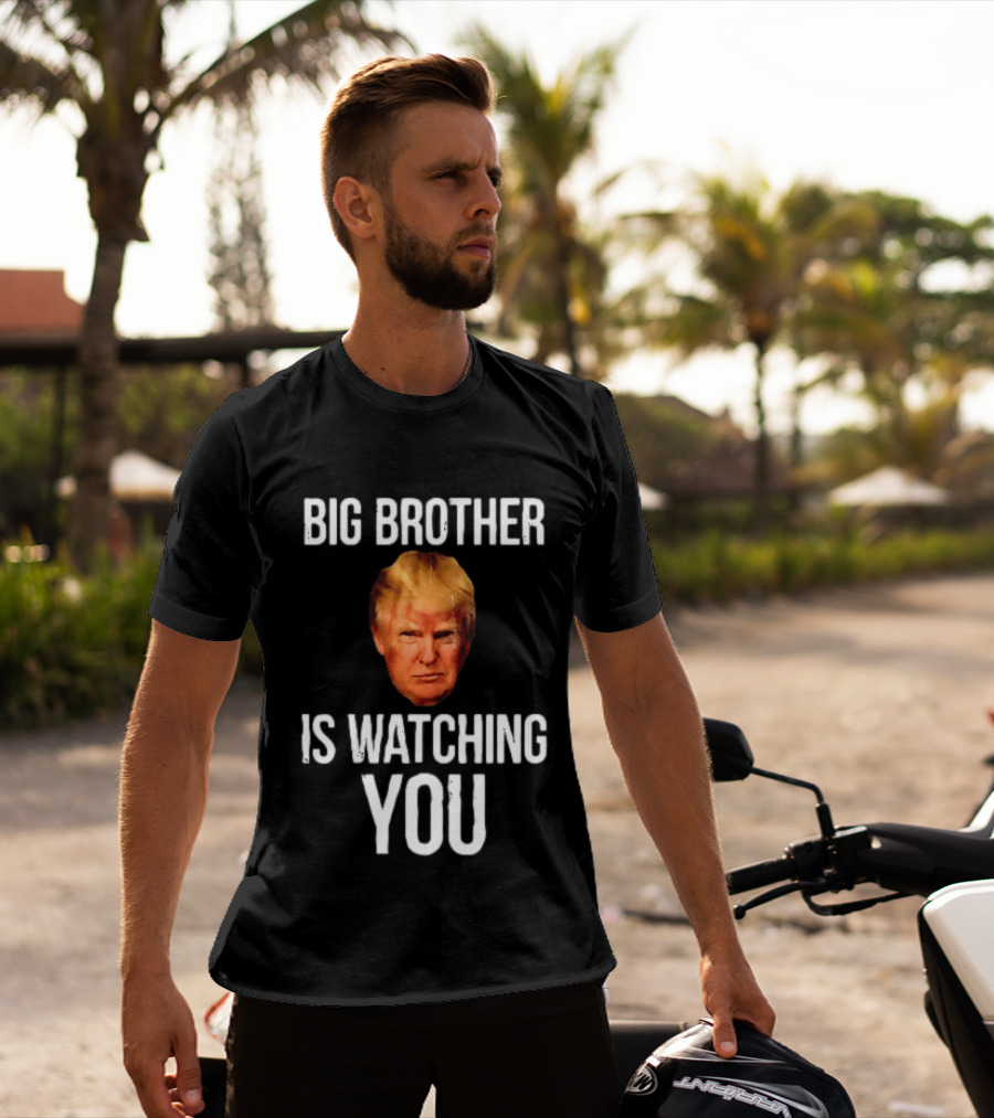 Big Brother Is Ing You Trump Political Humor T-Shirt