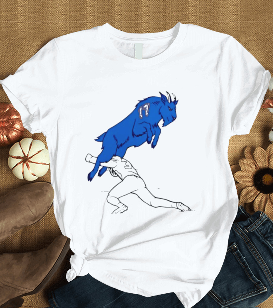 Buffalo Bills Jumping Goat Football T-Shirt