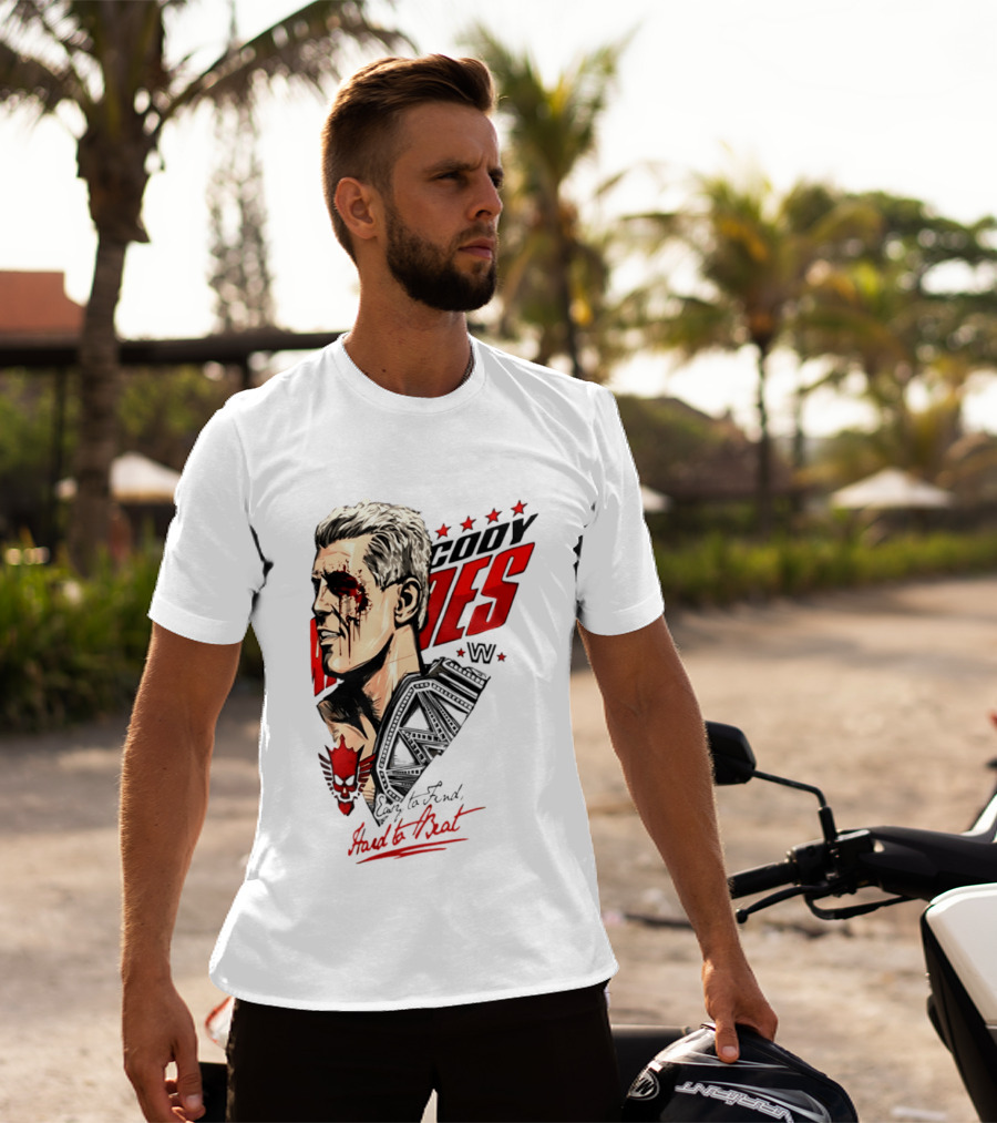 Cody Rhodes WWE Easy To Find Hard To Beat T-Shirt