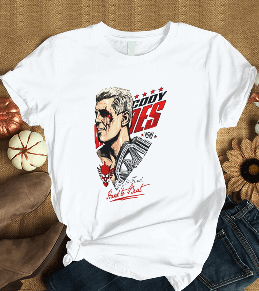 Cody Rhodes WWE Easy To Find Hard To Beat T-Shirt