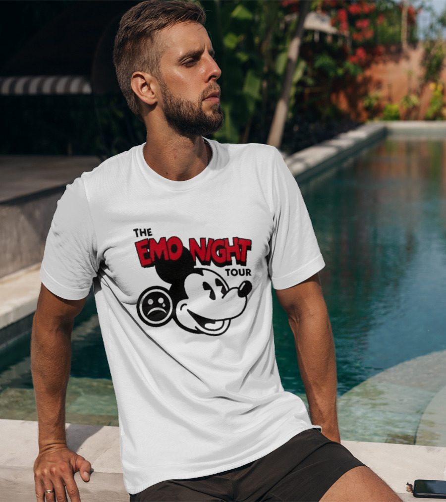 The Emo Night Tour Mouse Sad Face T-Shirt