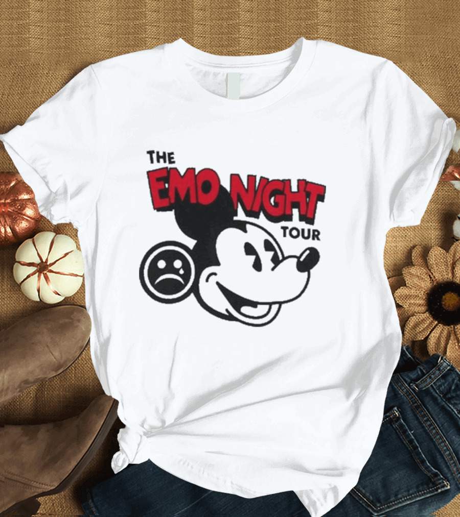 The Emo Night Tour Mouse Sad Face T-Shirt