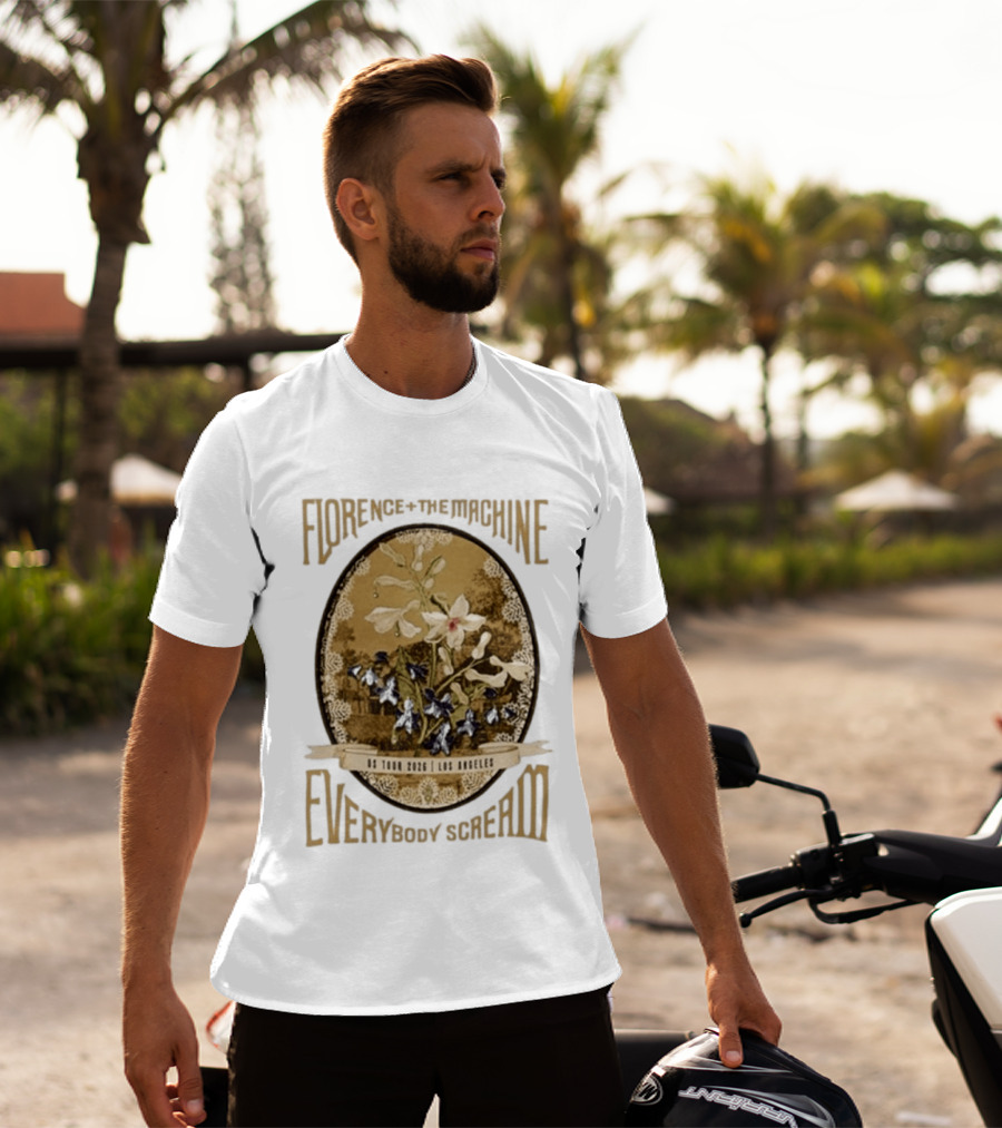 Florence + The Machine Everybody Scream US Tour 2026 Los Angeles T-Shirt