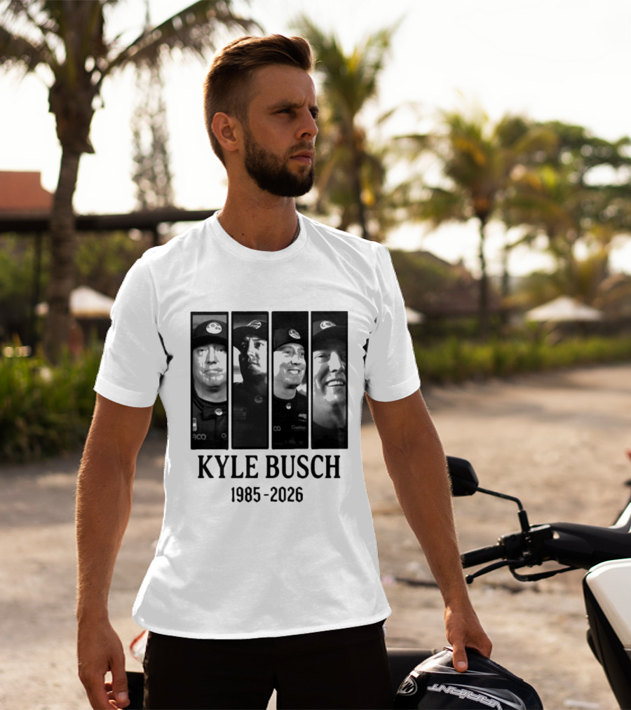 Kyle Busch 1985 2026 Racing Legend Commemoration T-Shirt