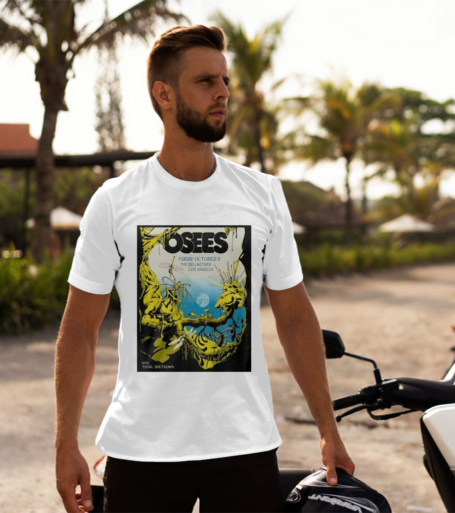 Osees Friday October 2 The Bellwether Los Angeles With Total Shutdown T-Shirt