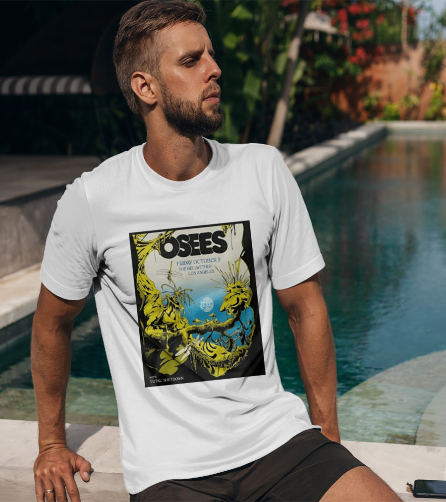 Osees Friday October 2 The Bellwether Los Angeles With Total Shutdown T-Shirt