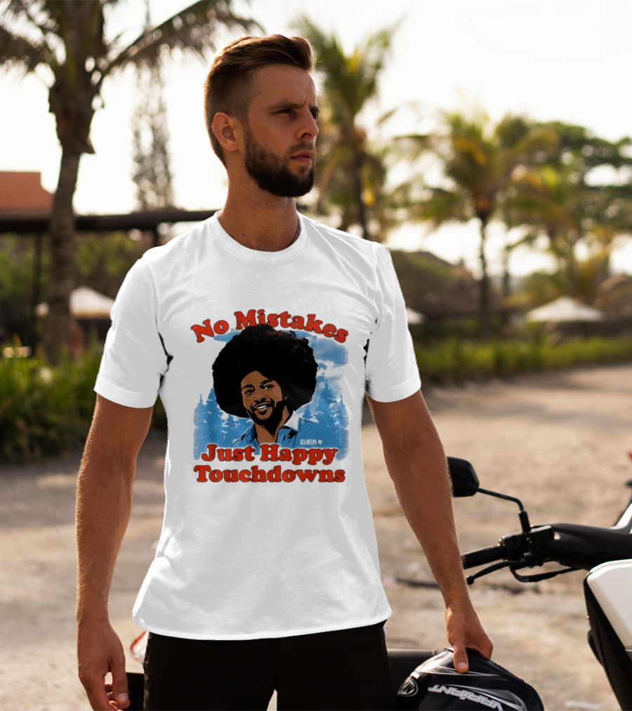 Rome Odunze No Mistakes Just Happy Little Touchdowns NFLPA T-Shirt