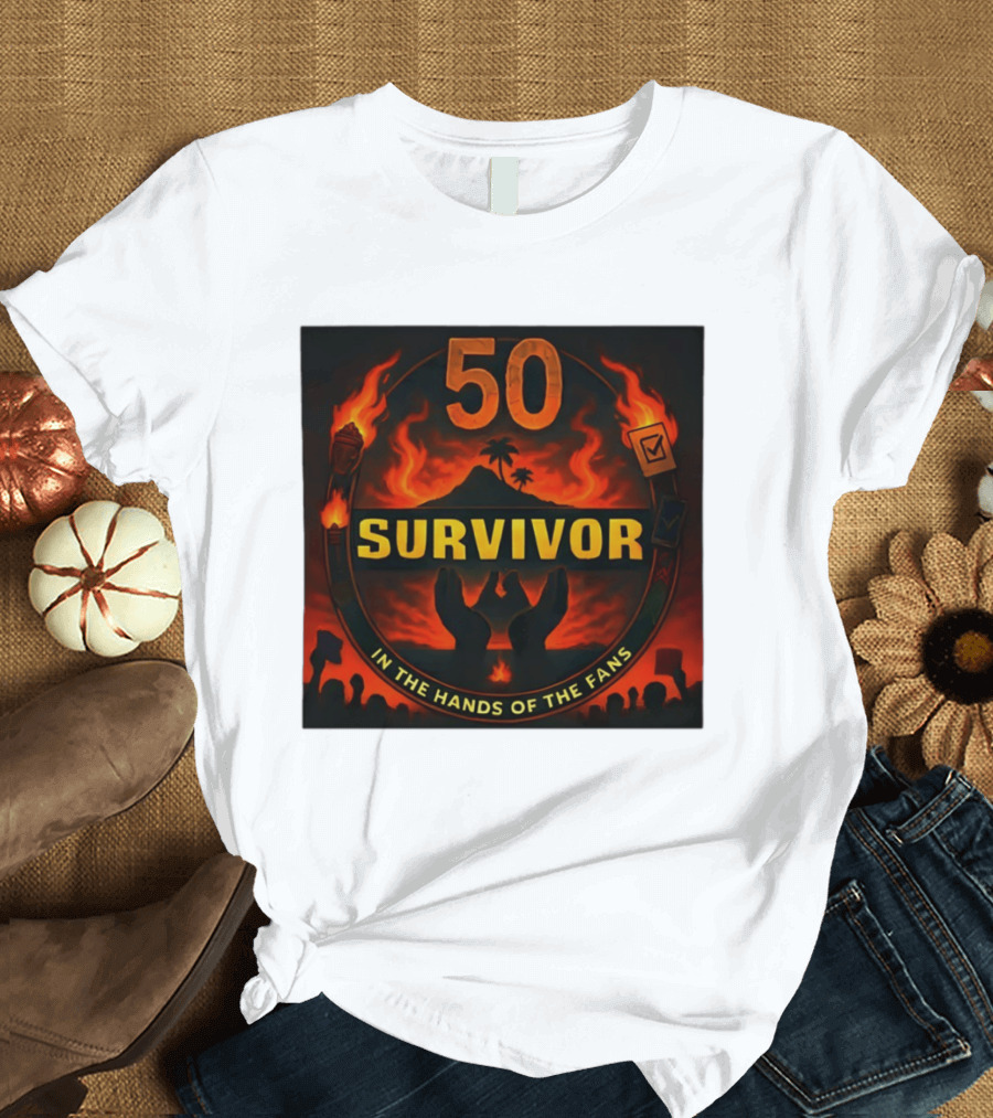Survivor 50 Season Outwit Outplay Outlast In The Hands Of The Fans T-Shirt