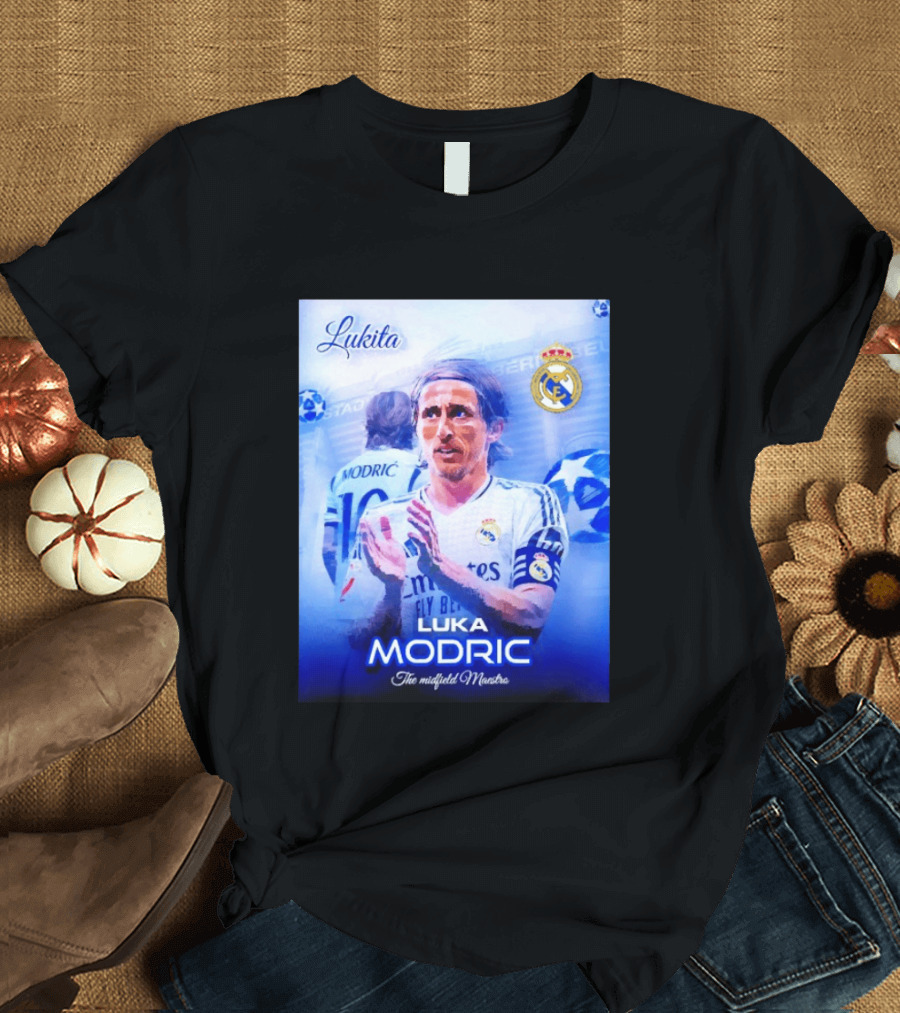 Real Madrid Luka Modric Midfield Maestro Lukita T-Shirt
