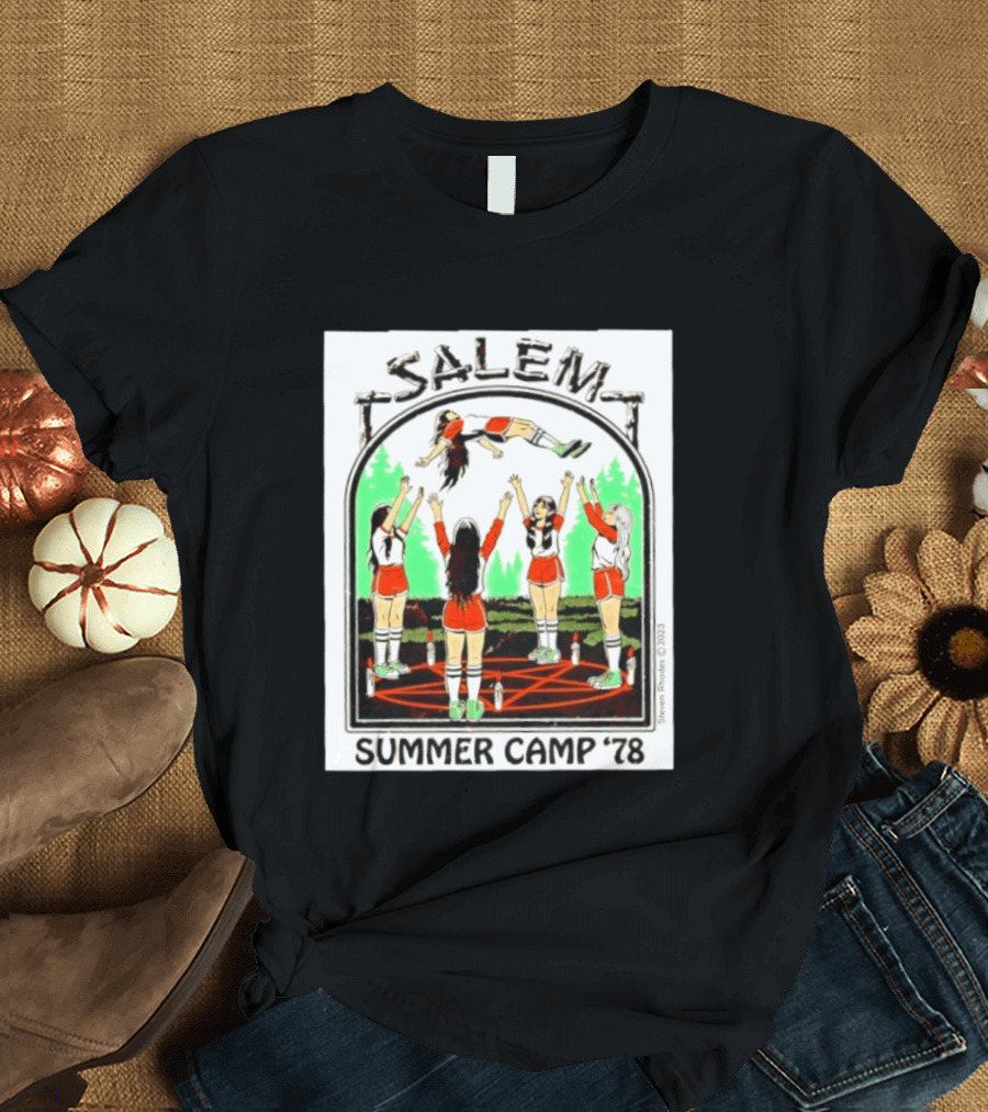 Salem Summer Camp '78 Ritual With Girls In Red And White Outfits T-Shirt